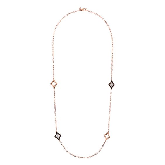 Halskette Bronzallure Dame in  Metall-Legierung WSBZ02210.BLK-CZ - WSBZ02210.BLK-CZ